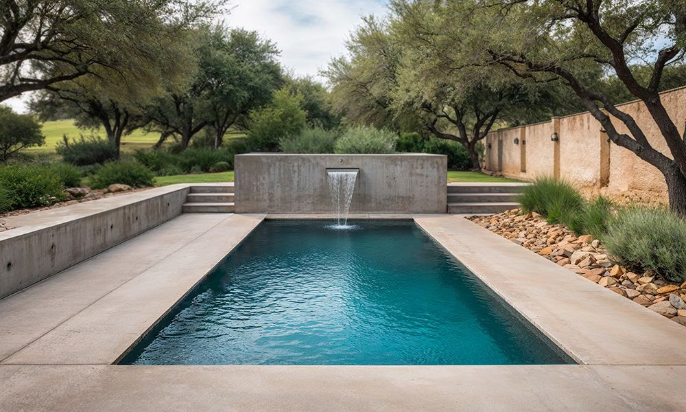 Modern Concrete Swimming Pool