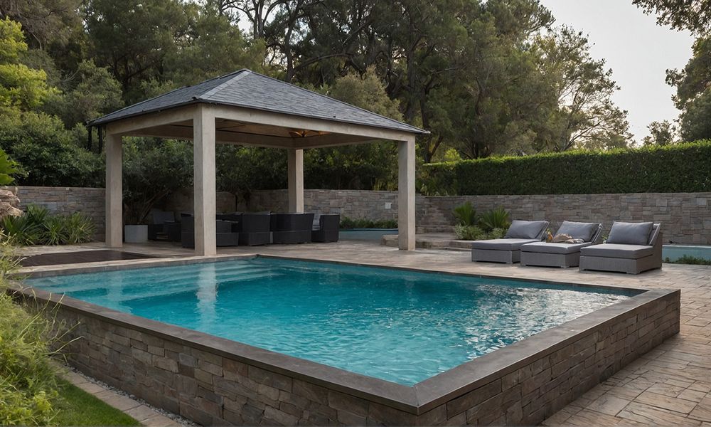 Partial Above Ground Plunge Pool