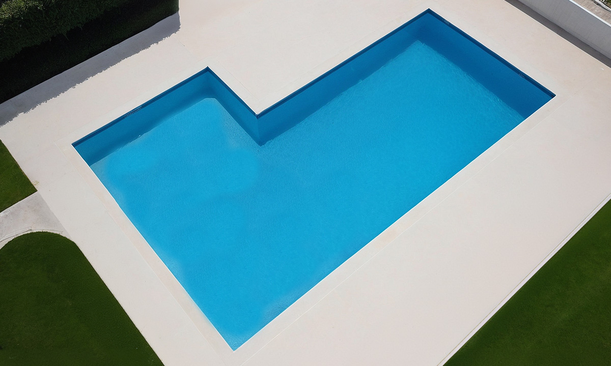L-shape Ecopool container pool